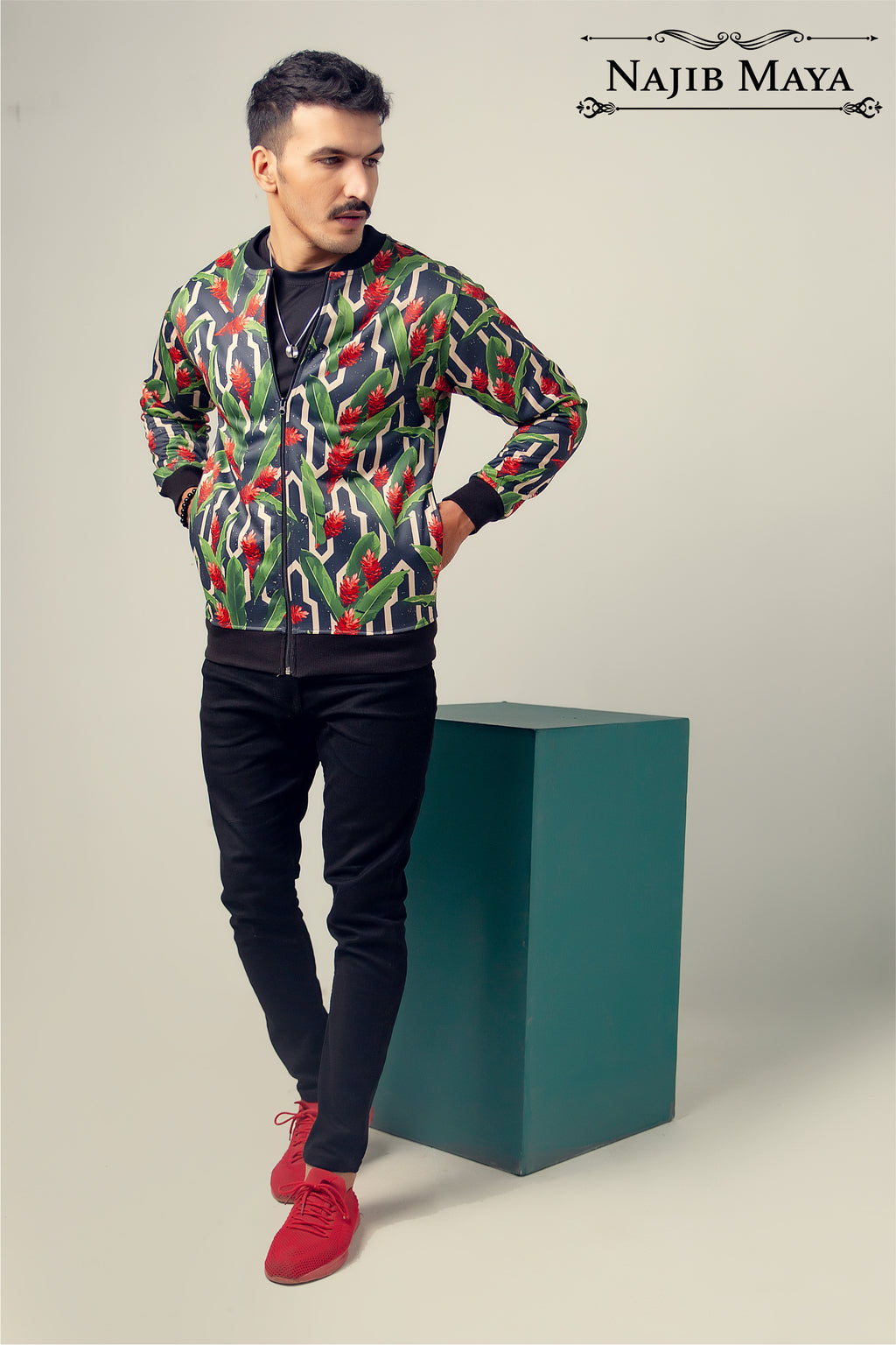Flourish Bomber Jacket For Men's