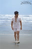 White Casual Short & Shirt For Men's