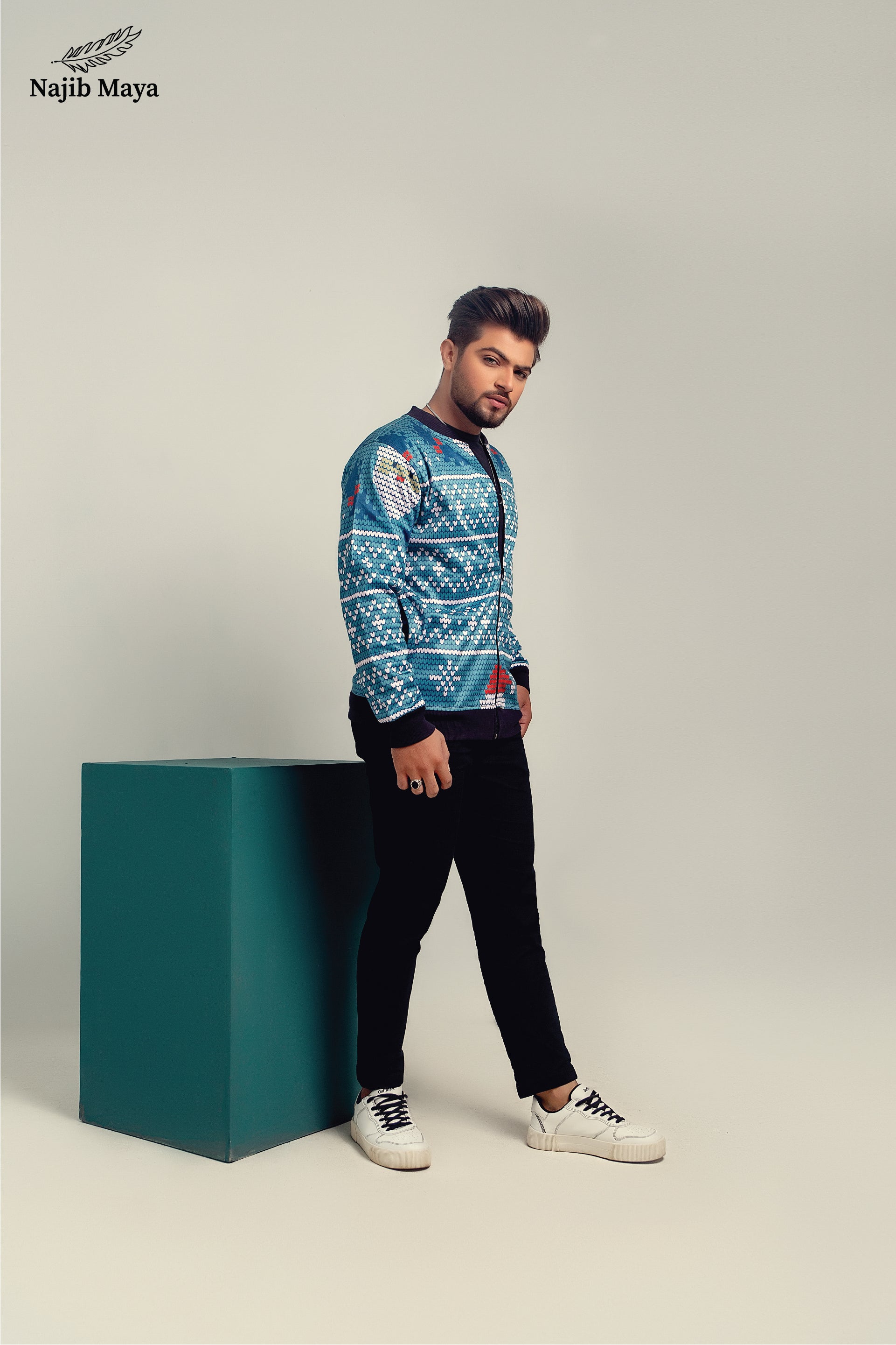 Charismatic Bomber Jacket For Men's Secondary image