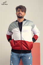 Tri Graceful Bomber Jacket For Men's