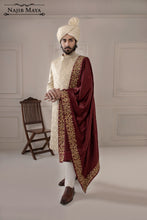 Load image into Gallery viewer, Off White Sequence Embroidered Sherwani For Men&#39;s