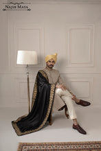 Load image into Gallery viewer, Beige Classic Embroidered Sherwani For Men&#39;s