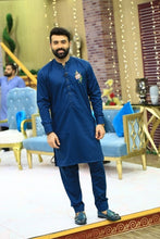 Load image into Gallery viewer, Sea Green Kurta Pajama For Men&#39;s