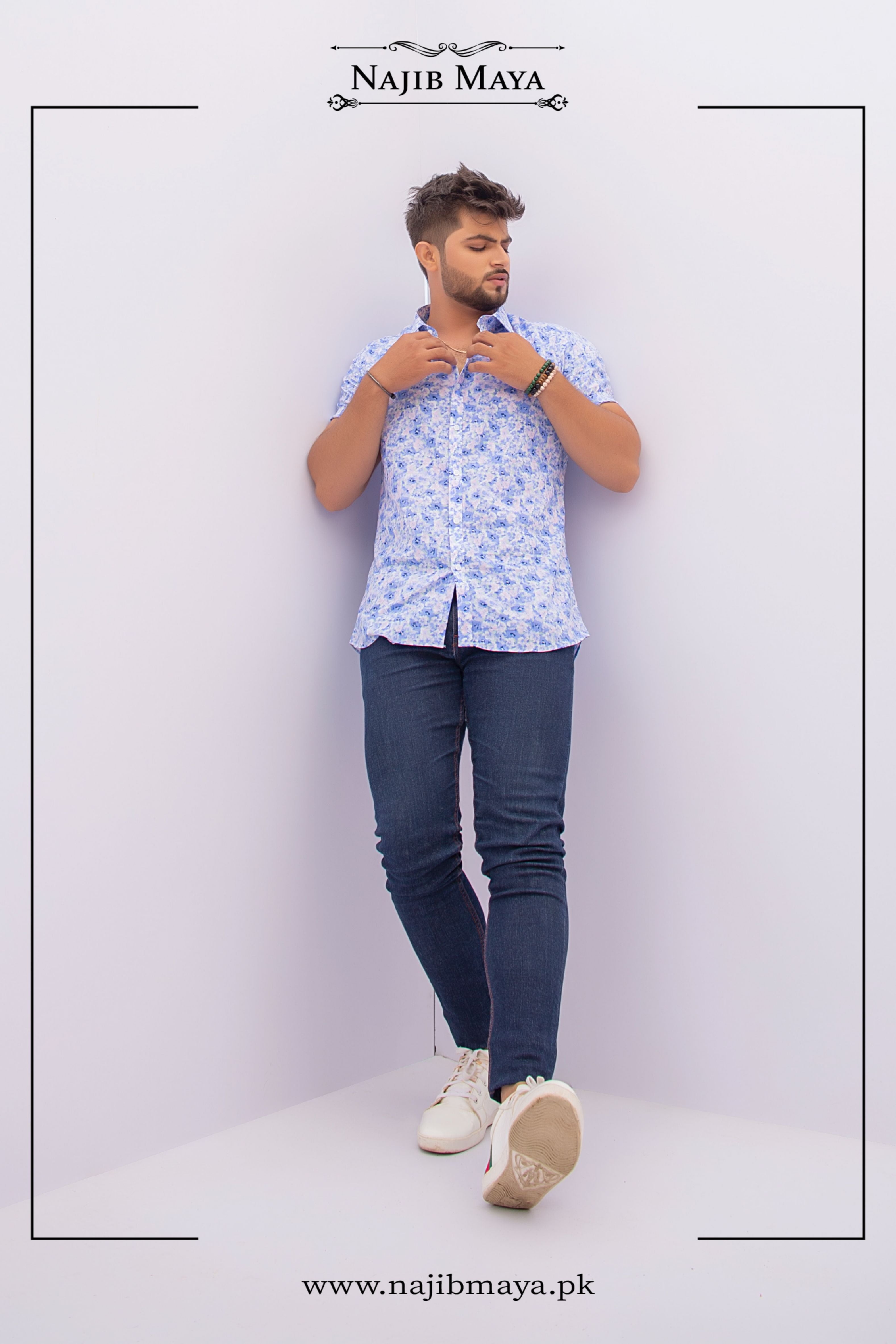 Printed Casual Half Sleeve Shirt For Men's Main image