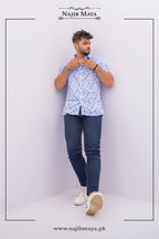 Printed Casual Half Sleeve Shirt For Men's