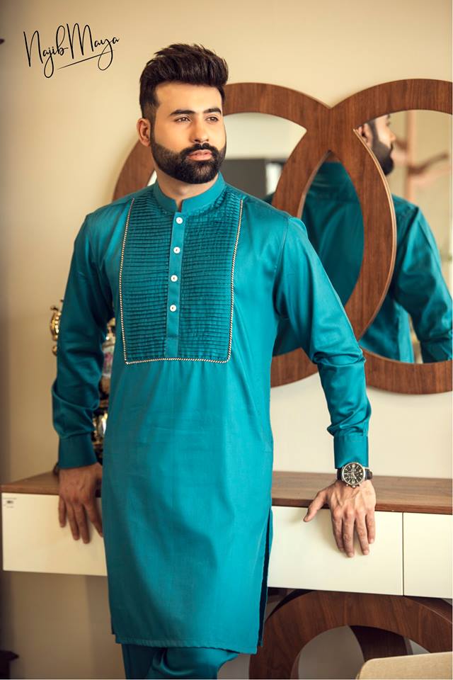 Greenish Kurta Pajama For Couples