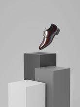 Load image into Gallery viewer, Brown Elegant Party Wear Shoes For Men&#39;s