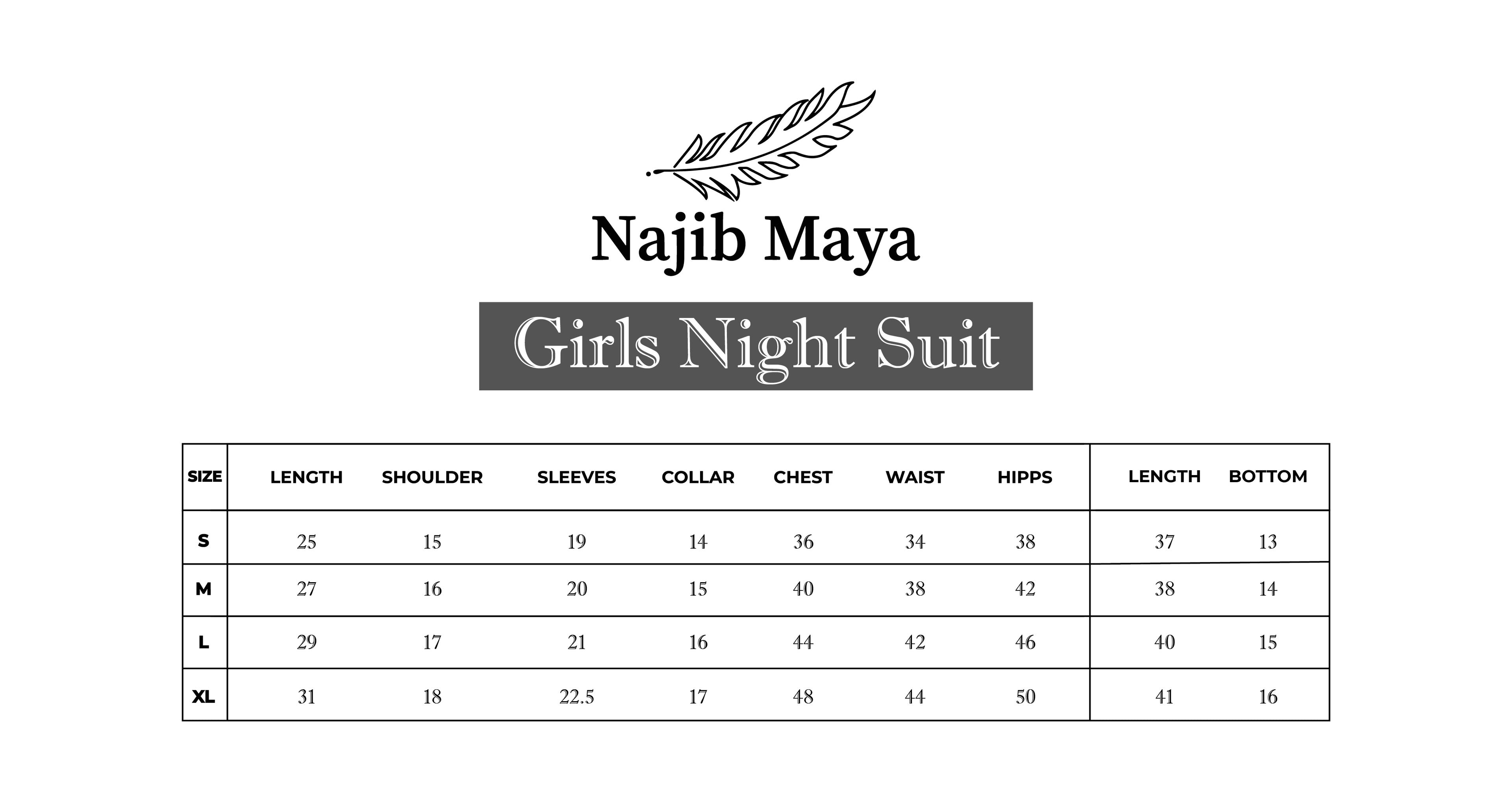 White & Gray Printed Night Suit