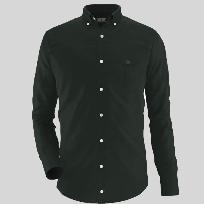 Dark Green Formal Shirt For Men's