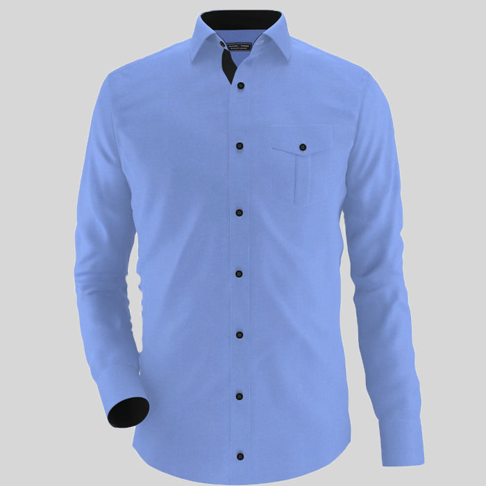 Blue Formal Stylish Shirt For Men's