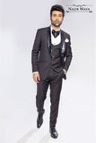 Black Stylish Coat Pant For Men's