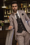 Stylish 3 Pecs Coat Pent For Men's