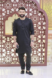 Black Kurta Pajama For Men's