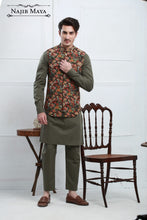 Load image into Gallery viewer, Florish Printed Waist Coat For Men&#39;s