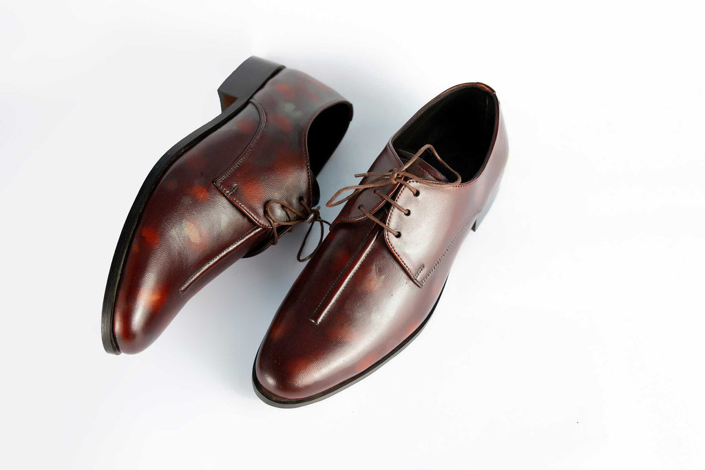 Brown Elegant Party Wear Shoes For Men's