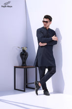 Load image into Gallery viewer, Black Basic Kurta Pajama For Men&#39;s