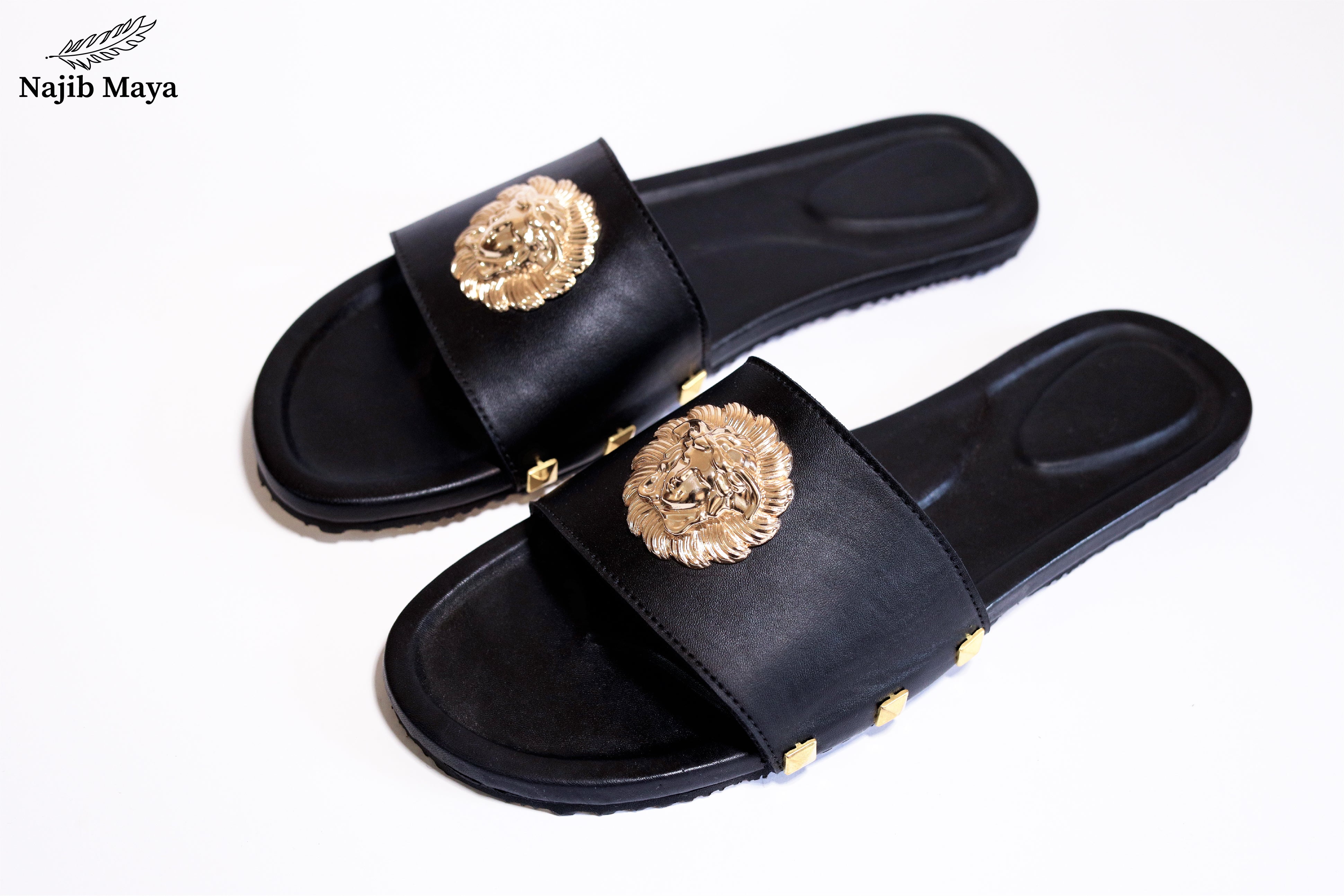 Black Elegent Sliper For Men's Main image