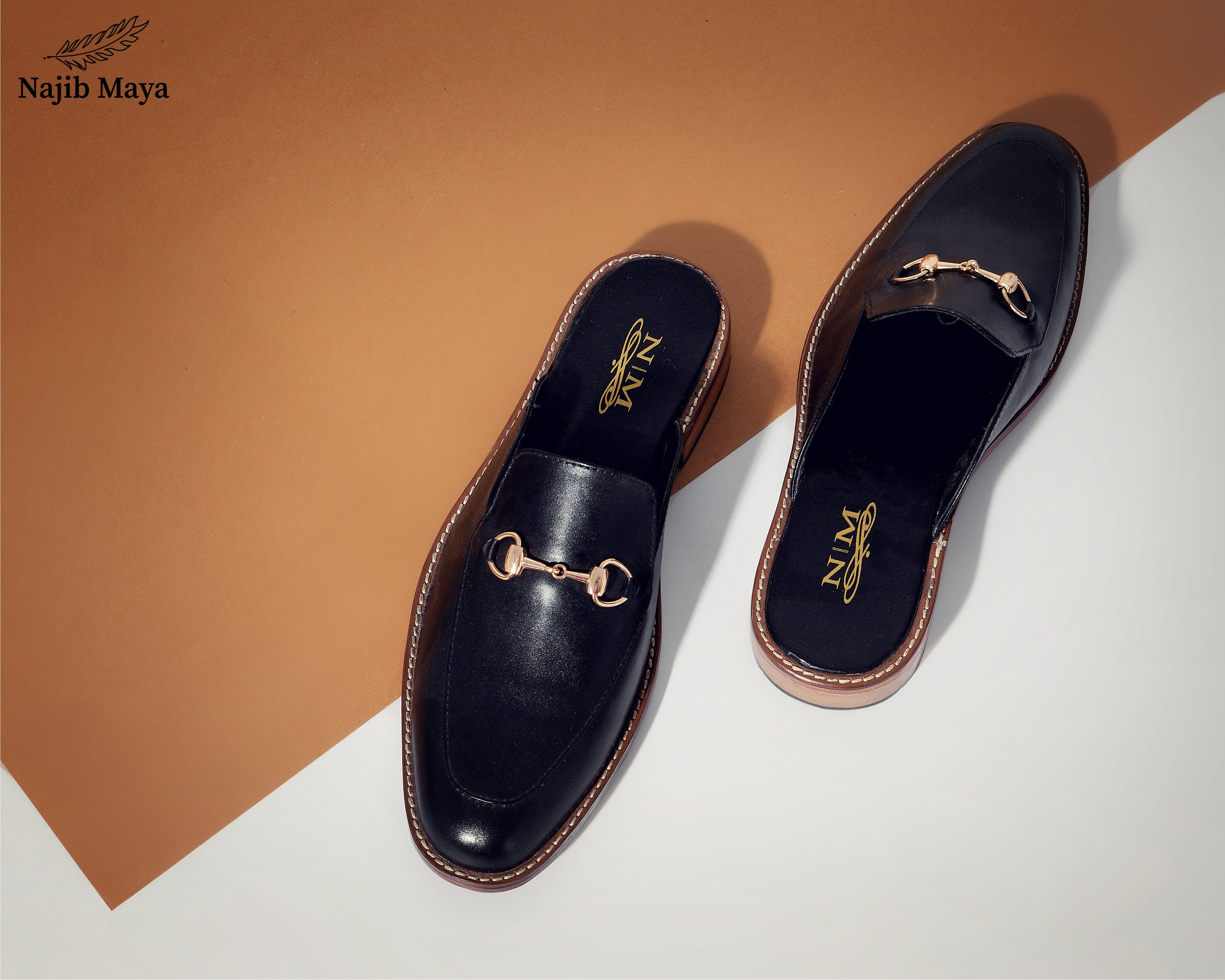 Black Premium Banto Shoes For Men's Main image
