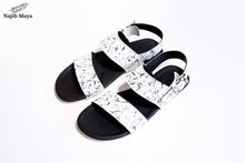 Load image into Gallery viewer, Black &amp; White Stylish Sandal For Men&#39;s