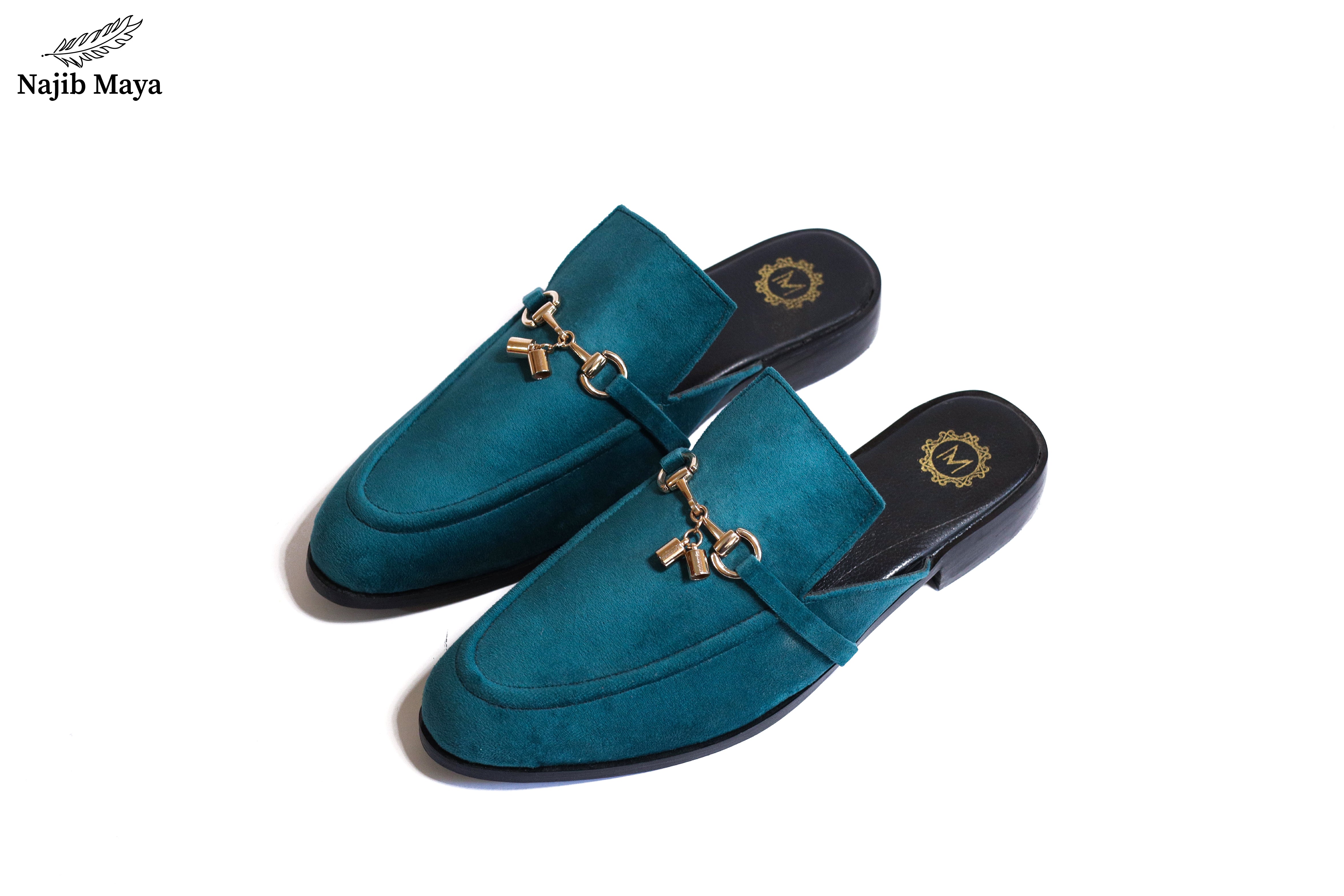 Green Elegent Banto Shoes For Men's Main image