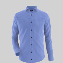 Load image into Gallery viewer, Blue Lining Formal Shirt For Men&#39;s