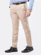 Camel Self Formal Dress Pant For Men's