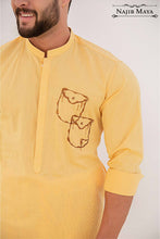 Load image into Gallery viewer, Lemon Kurta Pajama For Men&#39;s