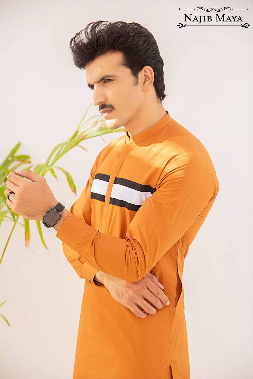 Mustard Kurta Pajama For Men's
