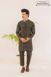 Green Embroidery Kurta Pajama For Men's