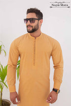 Golden Kurta Pajama For Men's