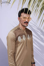 Load image into Gallery viewer, Brown Embroidery Kurta Pajama For Men&#39;s