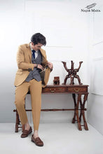 Load image into Gallery viewer, Khaki Coat Pant For Men&#39;s