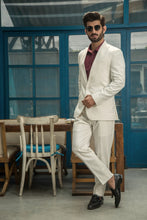 Load image into Gallery viewer, White Party Wear Coat Pent For Men&#39;s