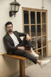 Greyish 2 Pec Coat Pent For Men's