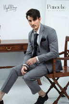 Gray Stylish Coat Pant For Men's