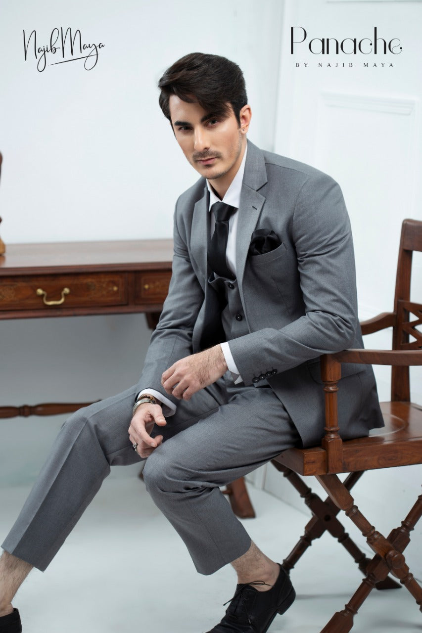 Gray Stylish Coat Pant For Men's