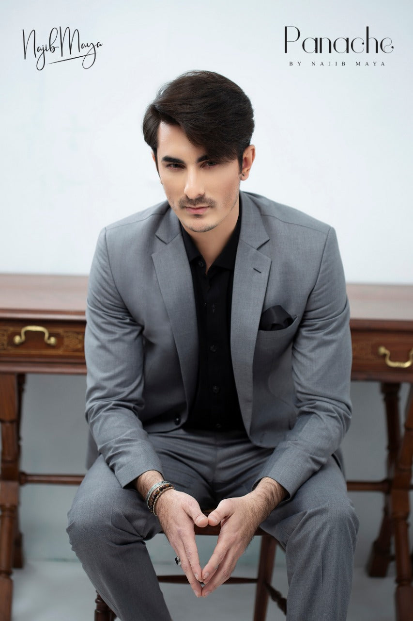 Gray Stylish Coat Pant For Men's