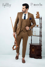 Load image into Gallery viewer, Chocolate Brown Coat Pant For Men&#39;s