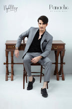 Gray Stylish Coat Pant For Men's