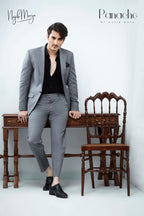 Gray Stylish Coat Pant For Men's