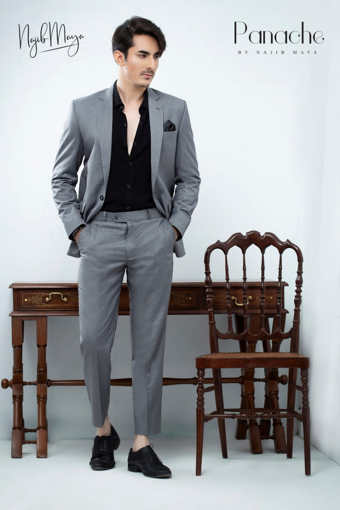 Gray Stylish Coat Pant For Men's