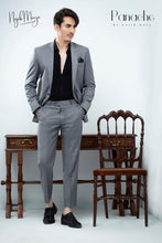 Load image into Gallery viewer, Gray Stylish Coat Pant For Men&#39;s