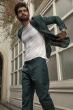 Olive Green Coat Pent For Men's