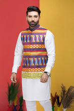 Load image into Gallery viewer, Rangoli Embroidered Waist Coat For Men&#39;s