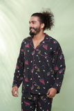 Triangle Pettern Night Suit