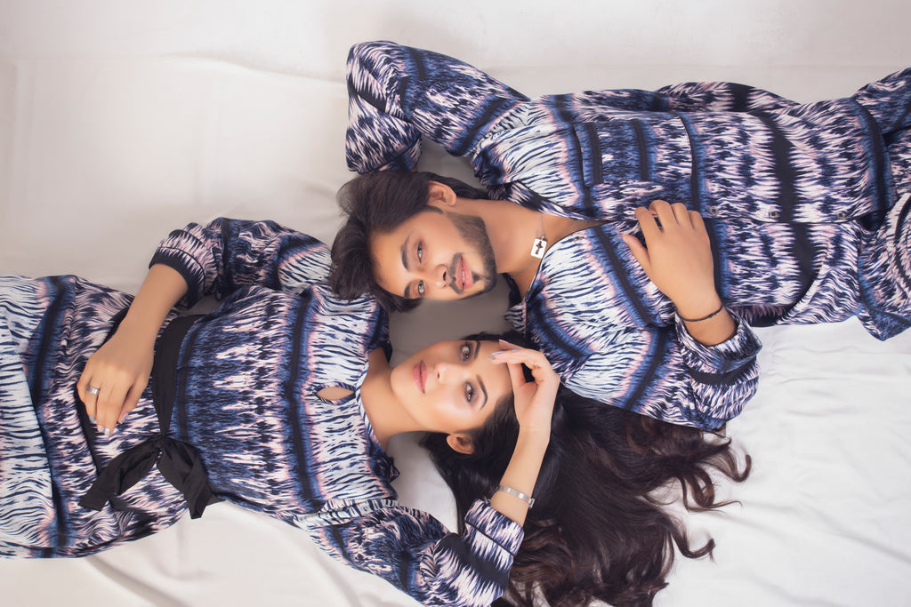 Multi Shaded Night Suit