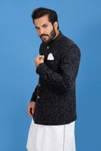 Load image into Gallery viewer, Black Stylish Prince Coat For Men&#39;s