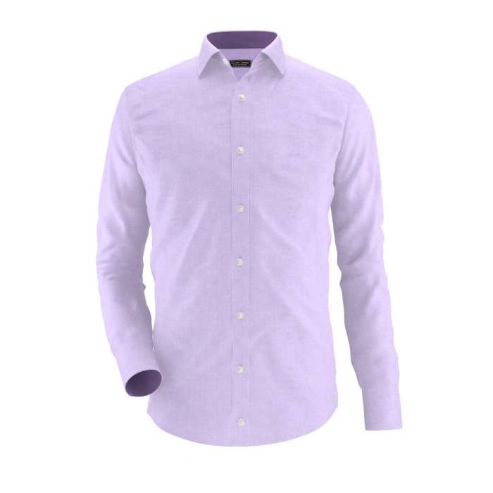 Light Purple Formal Shirt For Men's
