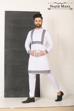 Load image into Gallery viewer, White Classic Kurta Pajama For Men&#39;s