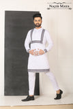 White Classic Kurta Pajama For Men's